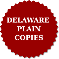 Delaware Plain Copies Order Form - Delaware Business Incorporators, Inc.