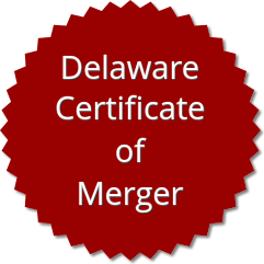 Delaware Certificate of Merger Order Form - Delaware Business Incorporators, Inc.