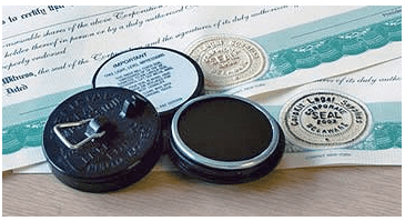 Corporate Seal Inking Pad for Embossers Order Form - Delaware Business Incorporators, Inc.