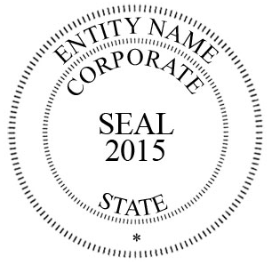Electronic Digital Company Seal Order Form - Delaware Business Incorporators, Inc.