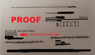 Delaware Utility Bill Proof Order Form